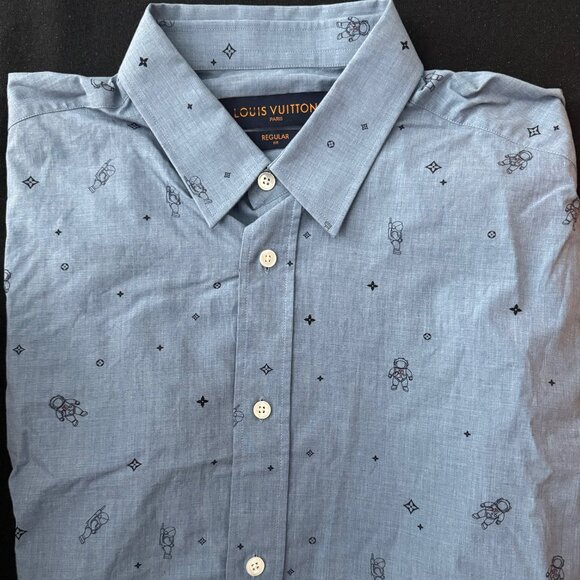 Louis Vuitton Spaceman Printed Shirt, XL - Picture 1 of 3